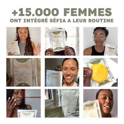 Boite de Cotons au Curcuma