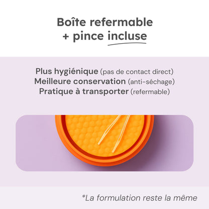 Boite de Cotons au Curcuma