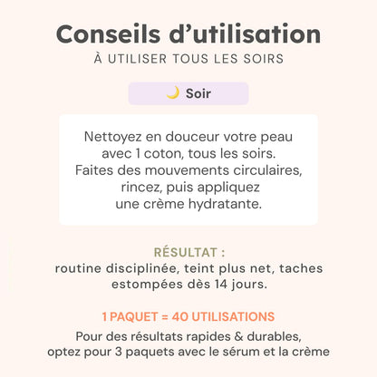 Cotons Nettoyants Curcuma & Vitamine C