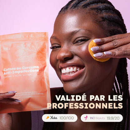 Boite de Cotons au Curcuma